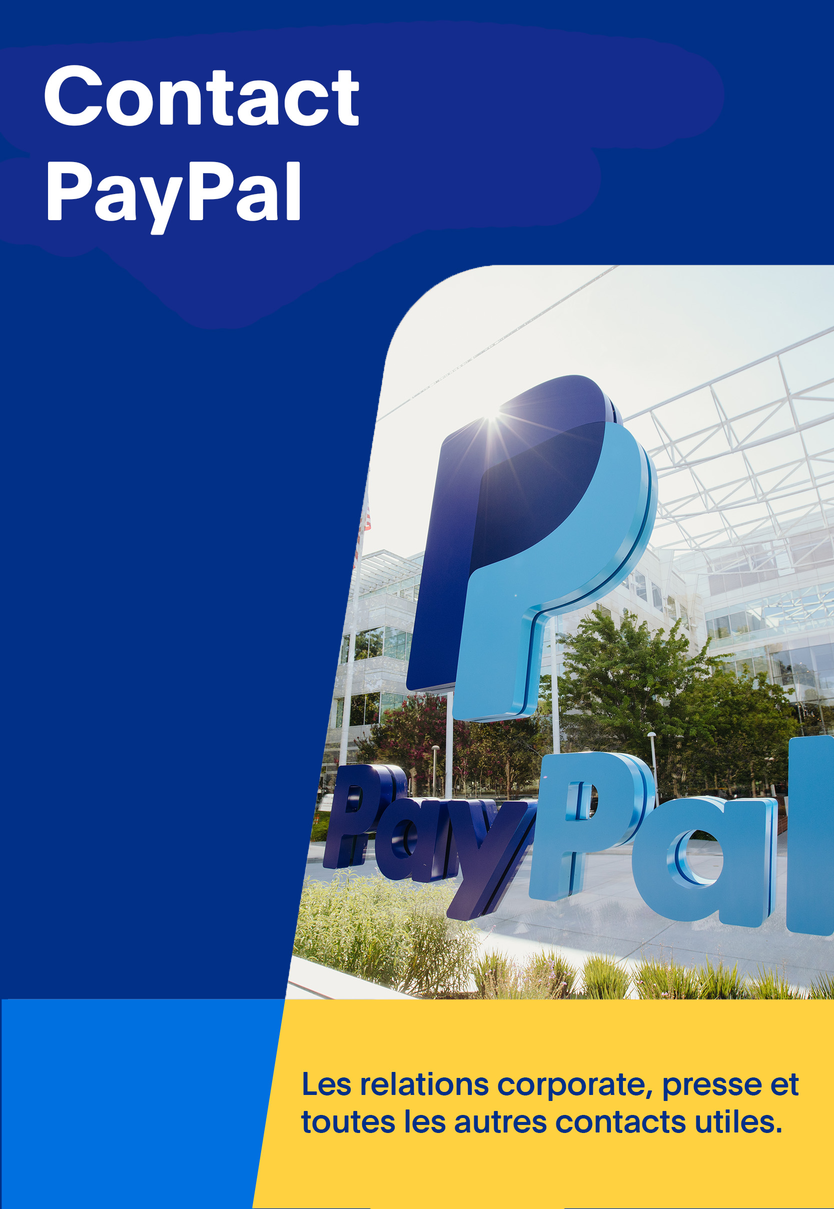 Contact PayPal: Ouvrir dans un nouvel onglet